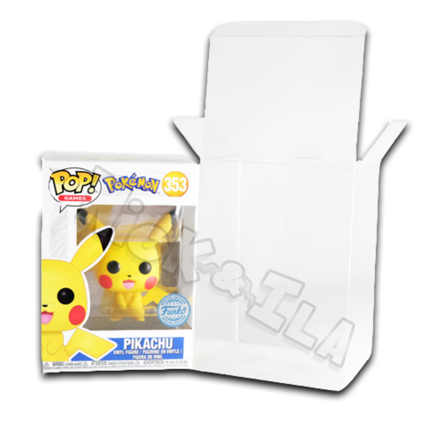 Case protettivo trasparente in PVC per FunkoPOP!