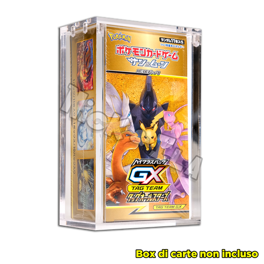 Case in PLEXIGLAS con chiusura magnetica per BOX 10 Bustine - Pokemon JAP HIGH CLASS