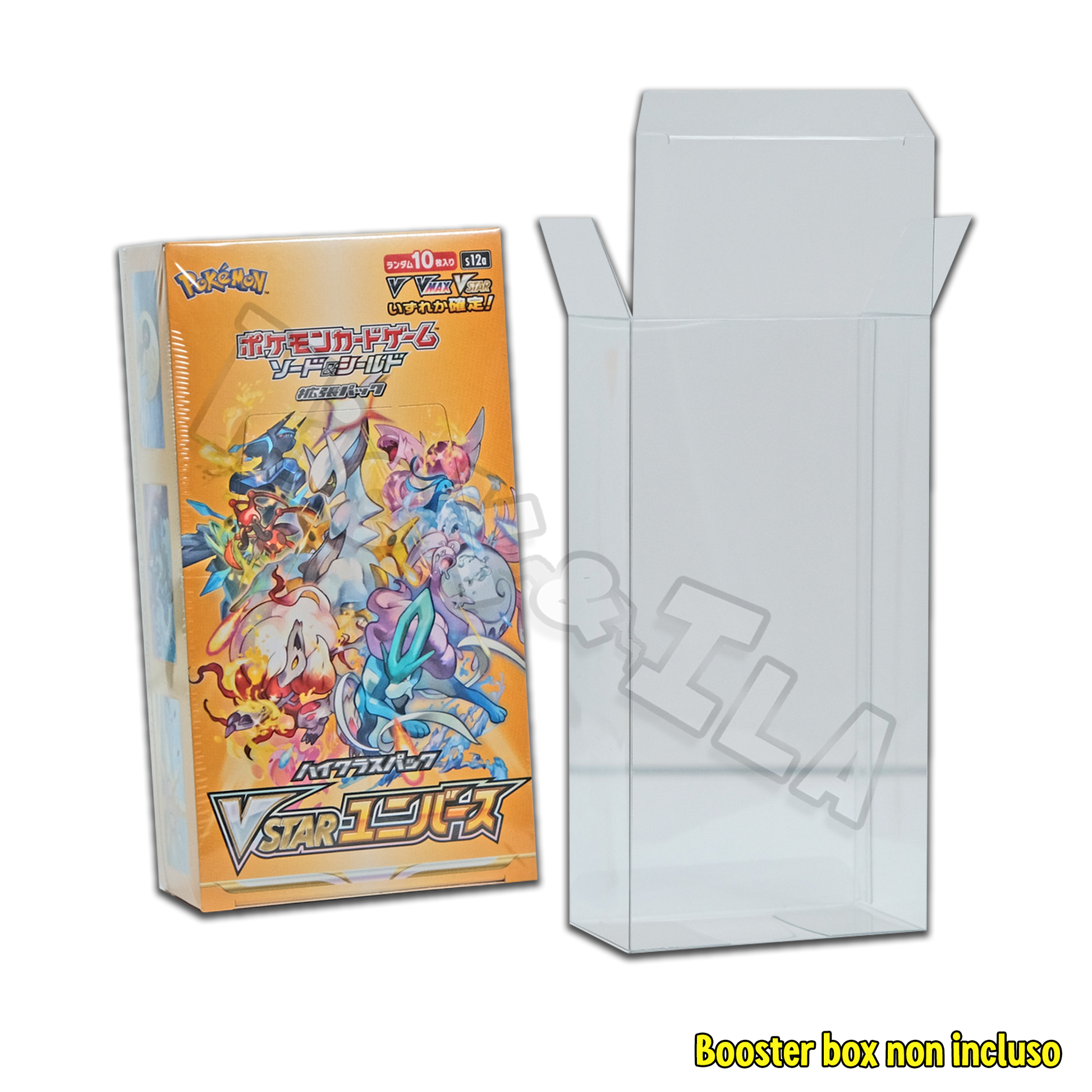 Case protettivo trasparente in PVC per BOOSTERBOX GIAPPONESI POKEMON 1 Nick&Ila Shop Case protettivo trasparente in PVC per BOOSTERBOX GIAPPONESI POKEMON 1 Nick&Ila Shop