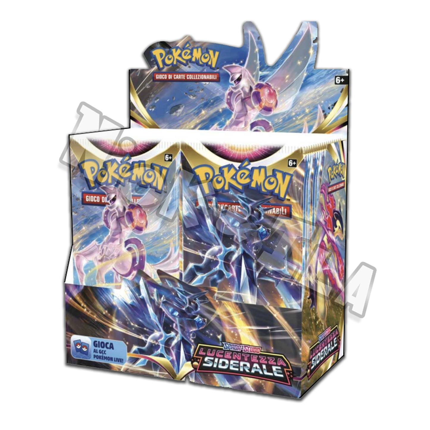Pokemon: Box 36 Bustine - LUCENTEZZA SIDERALE + teca (ITA🇮🇹)