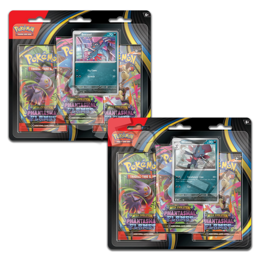 Pokemon: Blister 3 buste - Megaevoluzioni - FIAMME SPETTRALI (ITA🇮🇹)