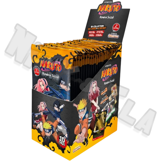 Naruto Mythos TCG: Boosterbox 24 buste Konoha Shidō- 2ND EDITION (ENG)