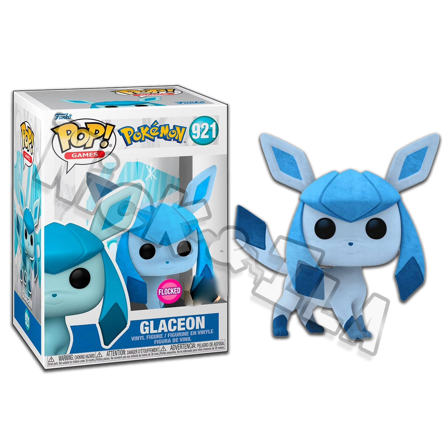 Funko POP! Pokemon: GLACEON (921) Flocked ❄️