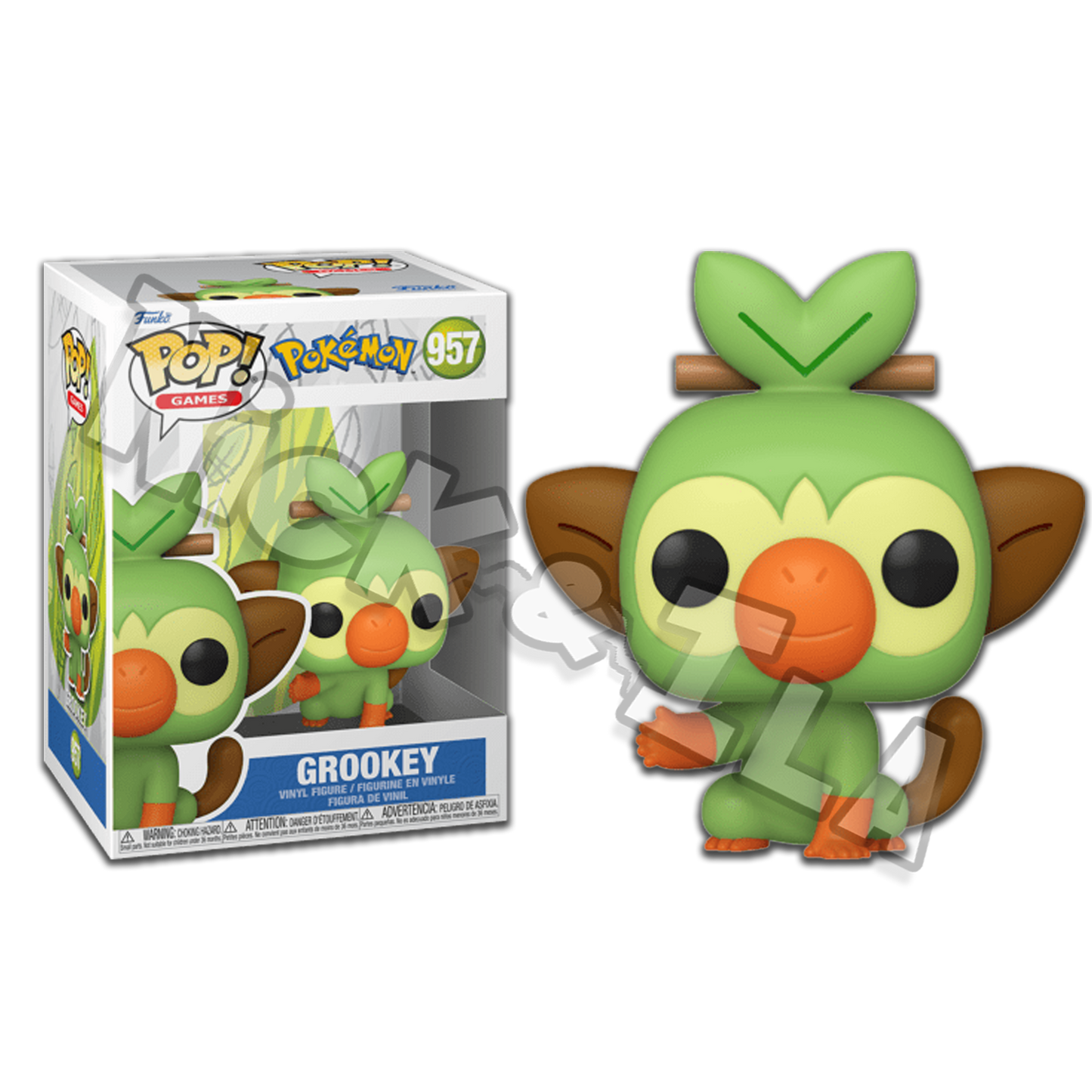 Funko POP! Pokemon: Grookey Ouistempo - Chimpep (957) 🍃