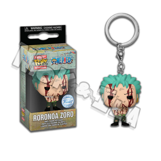 Portachiavi Funko POP! One Piece: Roronoa Zoro Nothing Happened EXM