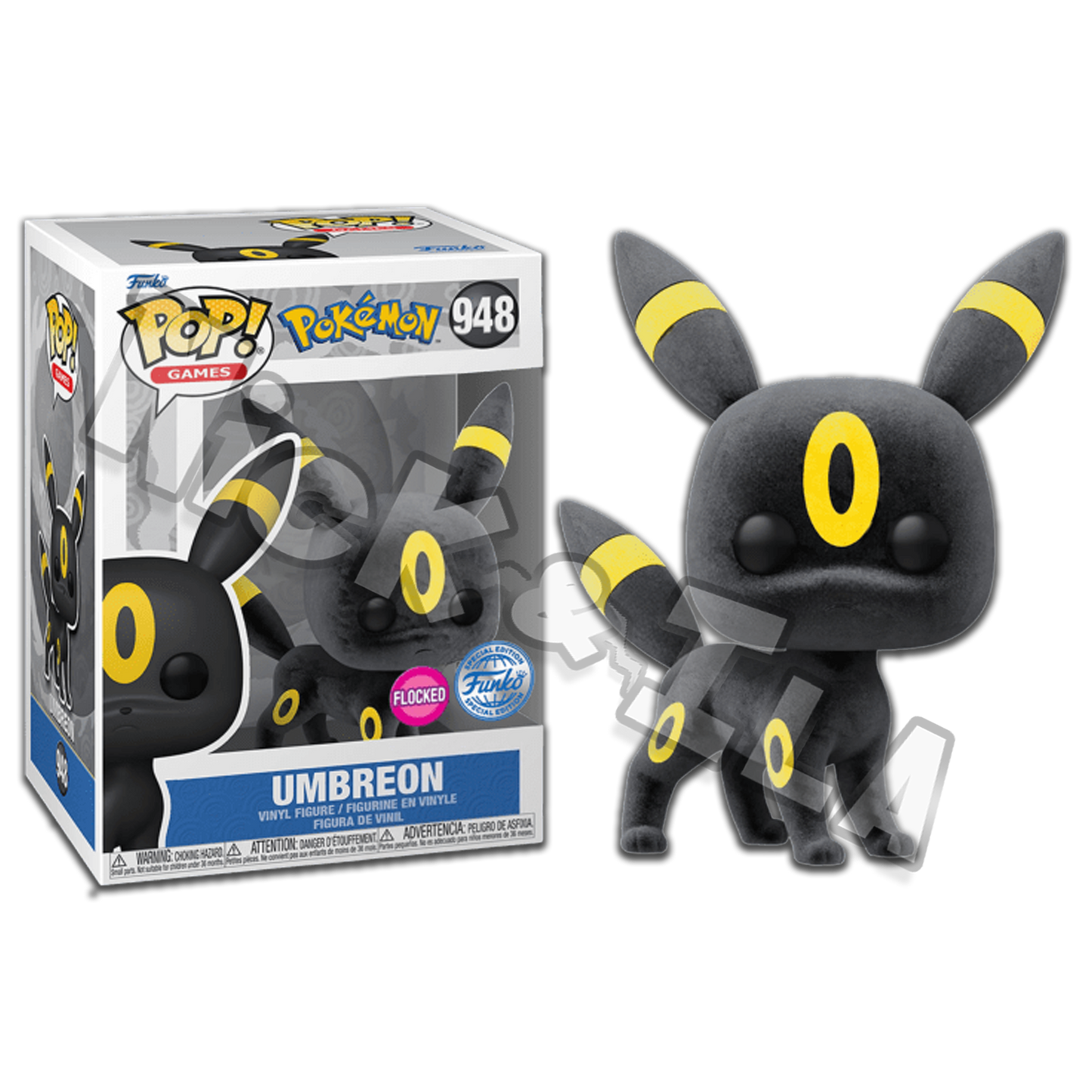 Funko POP! Pokemon: Umbreon (948) - Exclusive Flocked