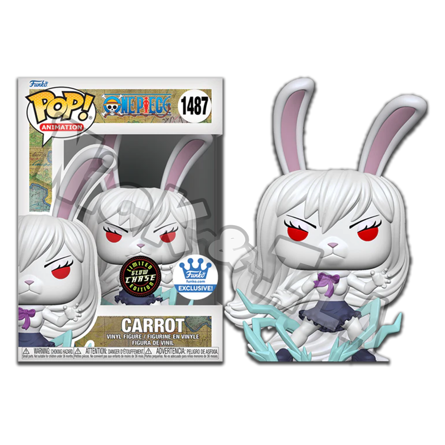 Funko POP! One Piece: Carrot (1487) - Funko Exclusive - Glow in the Dark