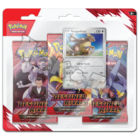 Pokemon: Blister 3 buste - Destined Rivals - Kangaskan (ENG🇬🇧)