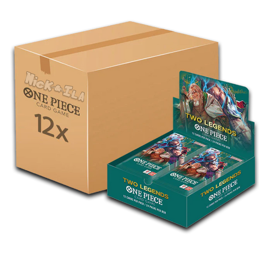Case sealed ONE PIECE 24 Bustinex 12 box  - OP-08 Two Legends ( ENG 🇬🇧 )