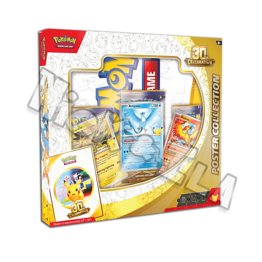 Pokemon: Collezione premium - 30TH ANNIVERSARIO - COLLEZIONE CON POSTER (ITA🇮🇹)  MAX 1 PER PERSONA