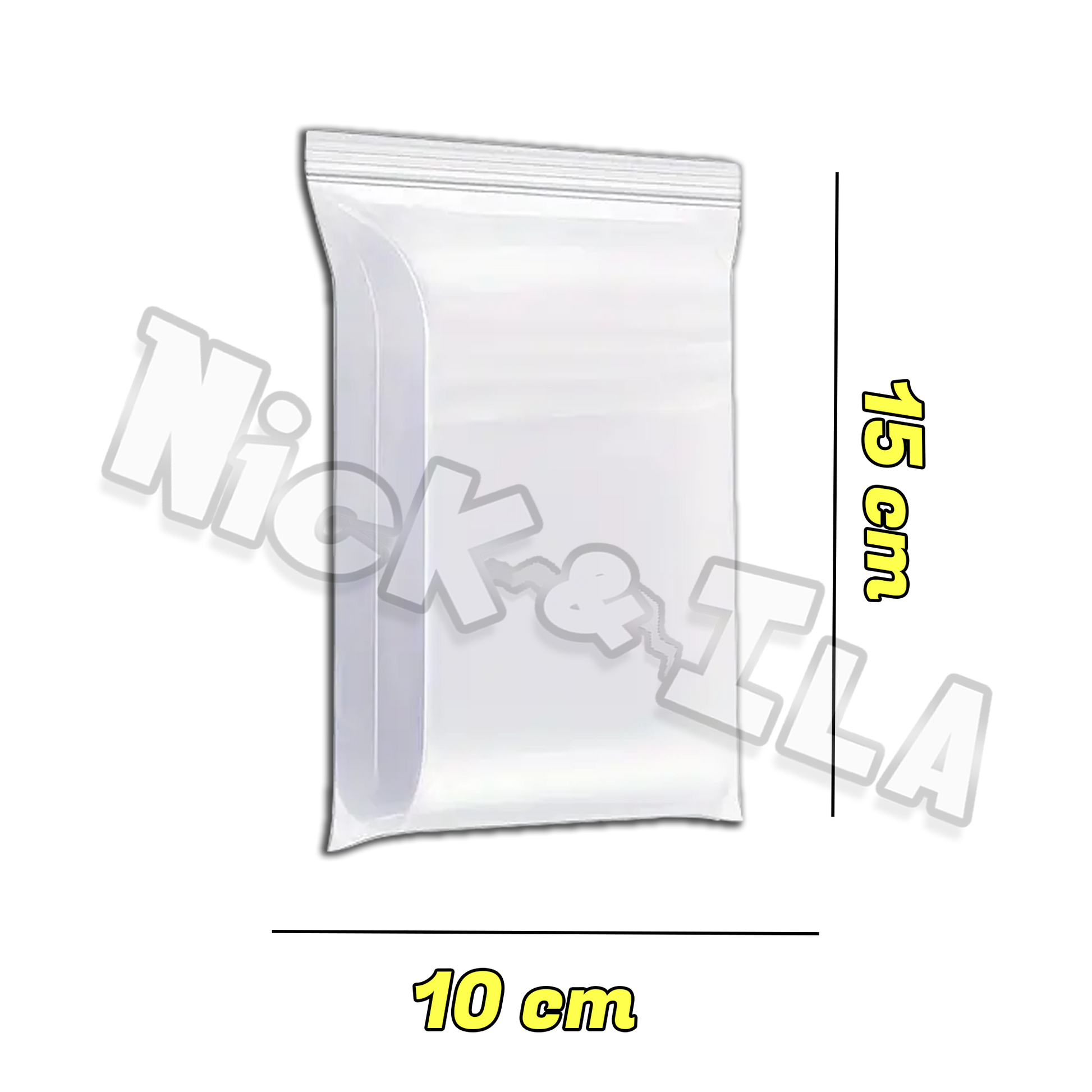 BUSTE di PLASTICA con chiusura ermetica -100pz