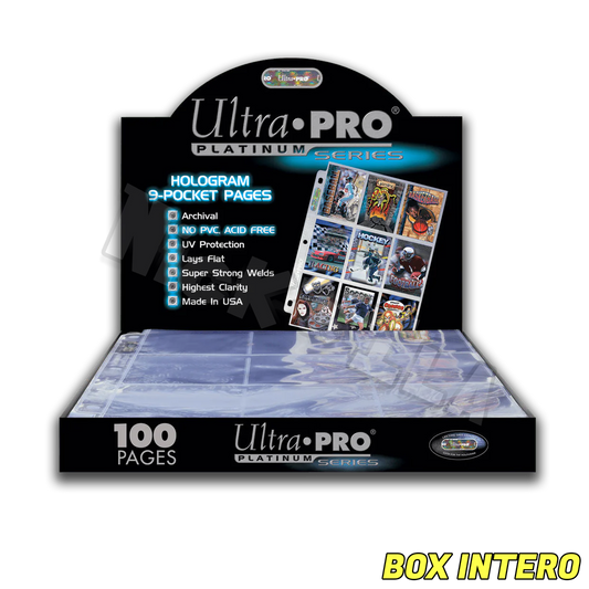 Box da 100 pagine 3x3 per Album ad anelli - Ultra pro - Platinum