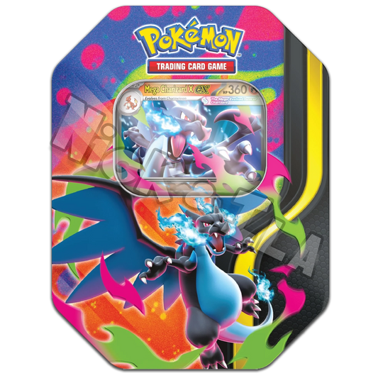 Pokemon: Tin da collezione Mega Charizard: Mega Charizard X ex  (ITA 🇮🇹)