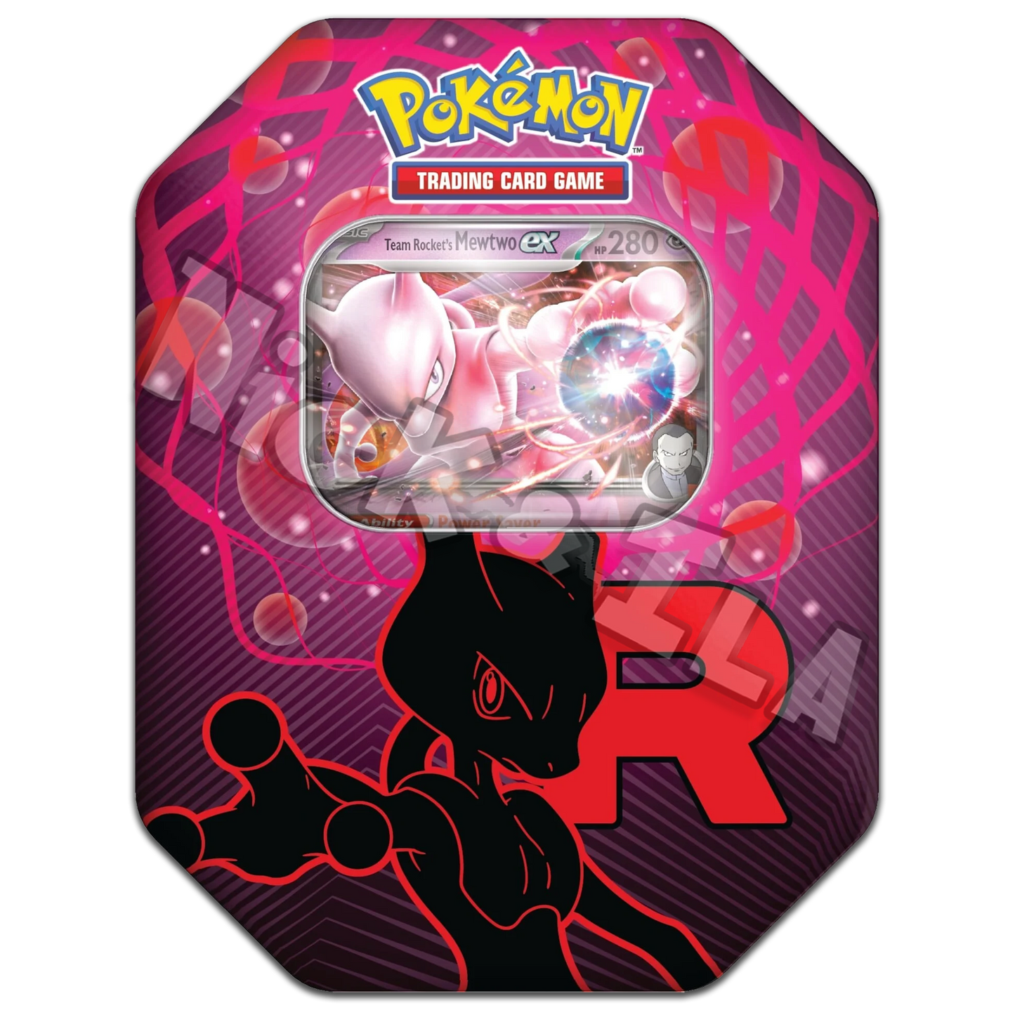 Pokemon: Tin da collezione Team Rocket - MEWTWO EX (ITA 🇮🇹)