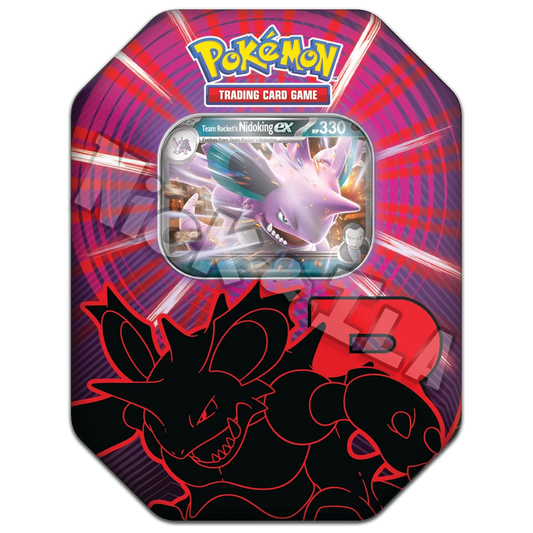 Pokemon: Tin da collezione Team Rocket - NIDOKING EX (ITA 🇮🇹)