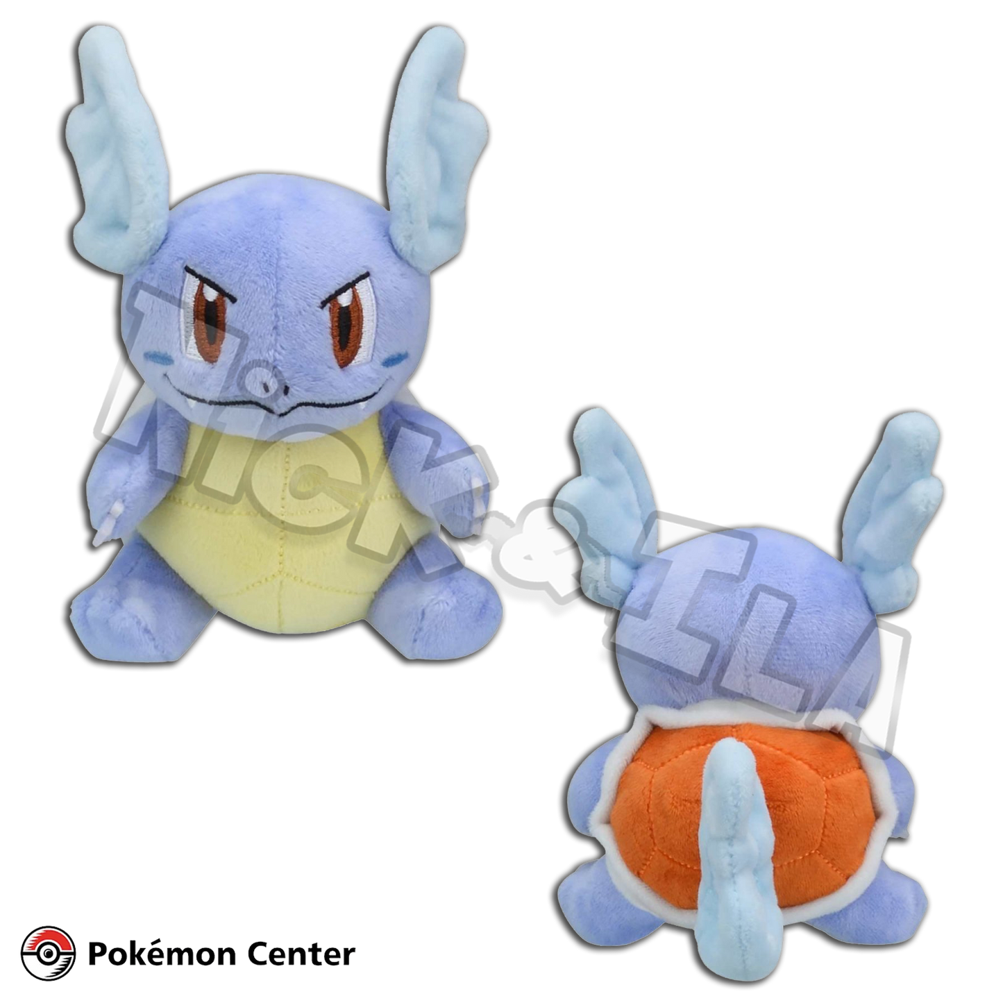 Pokémon Center: WARTORTLE 💧 - Sitting Cuties peluche