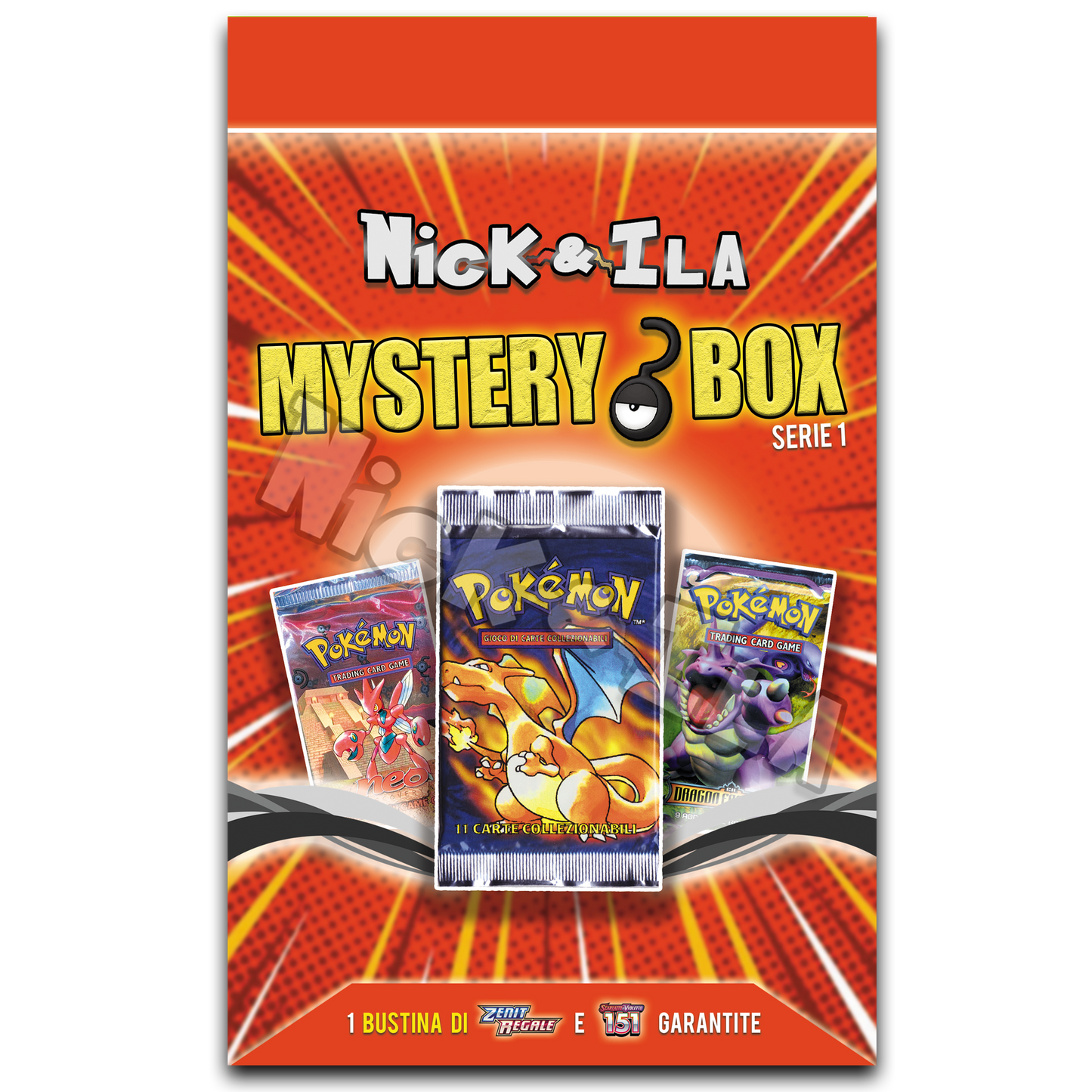 🍀 MYSTERY BOX Pokèmon  (Serie 1 UNLIMITED)  Nick & Ila 🍀