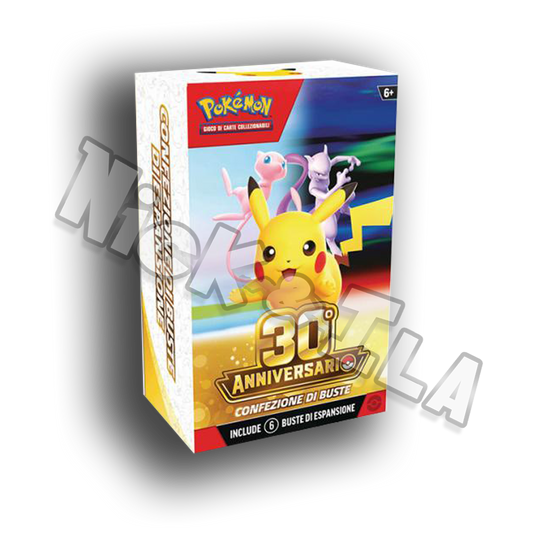 Pokemon: Bundle 6 bustine -30TH ANNIVERSARIO (ITA🇮🇹)  MAX 1 PER PERSONA