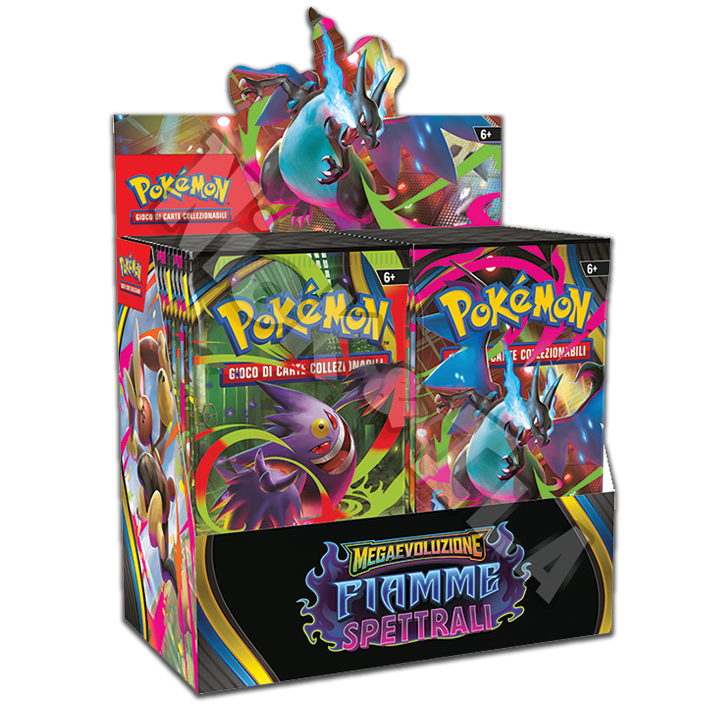 Pokemon: Box 36 Bustine - megaevoluzioni FIAMME SPETTRALI (ITA🇮🇹)