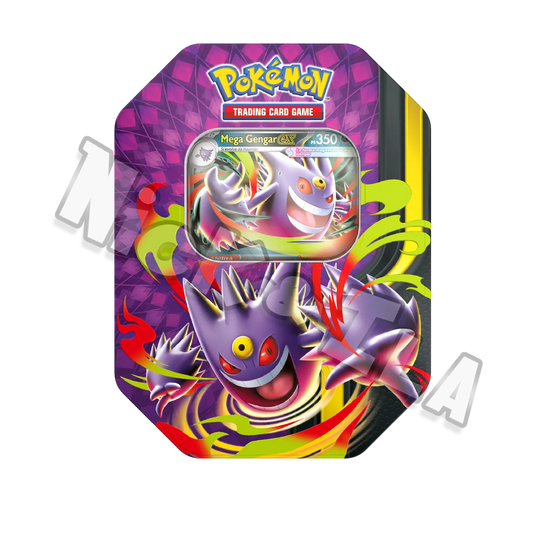 Pokemon: Tin da collezione Chiarodiluna: MEGA GENGAR EX  (ITA 🇮🇹)