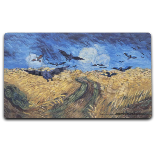 Playmat Pokémon Center × Van Gogh Museum: Corviknight Ispirato dal Campo di grano con corvi