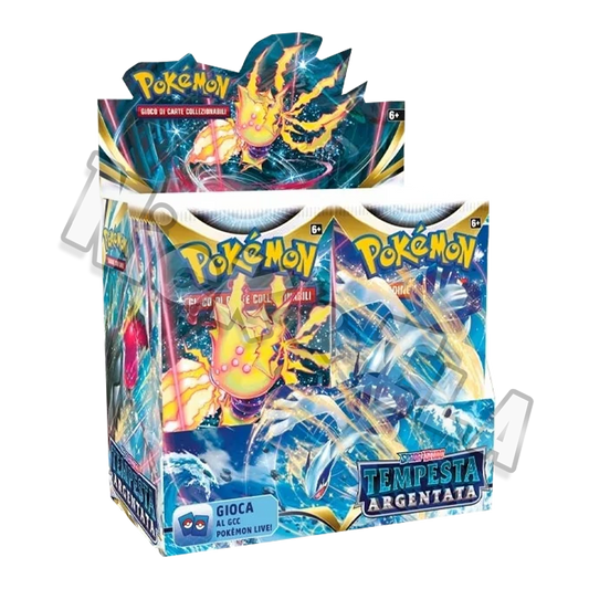 Pokemon: Box 36 Bustine - TEMPESTA ARGENTATA + teca (ITA🇮🇹)